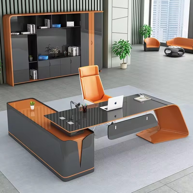 KD11escritorio office furniture boss desk manager executive office desk table ceo luxury desk boss table for office