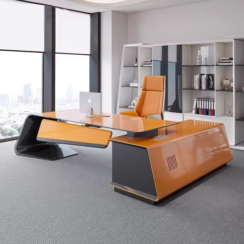 KD33 escritorio office furniture boss desk manager executive office desk table ceo luxury desk boss table for office