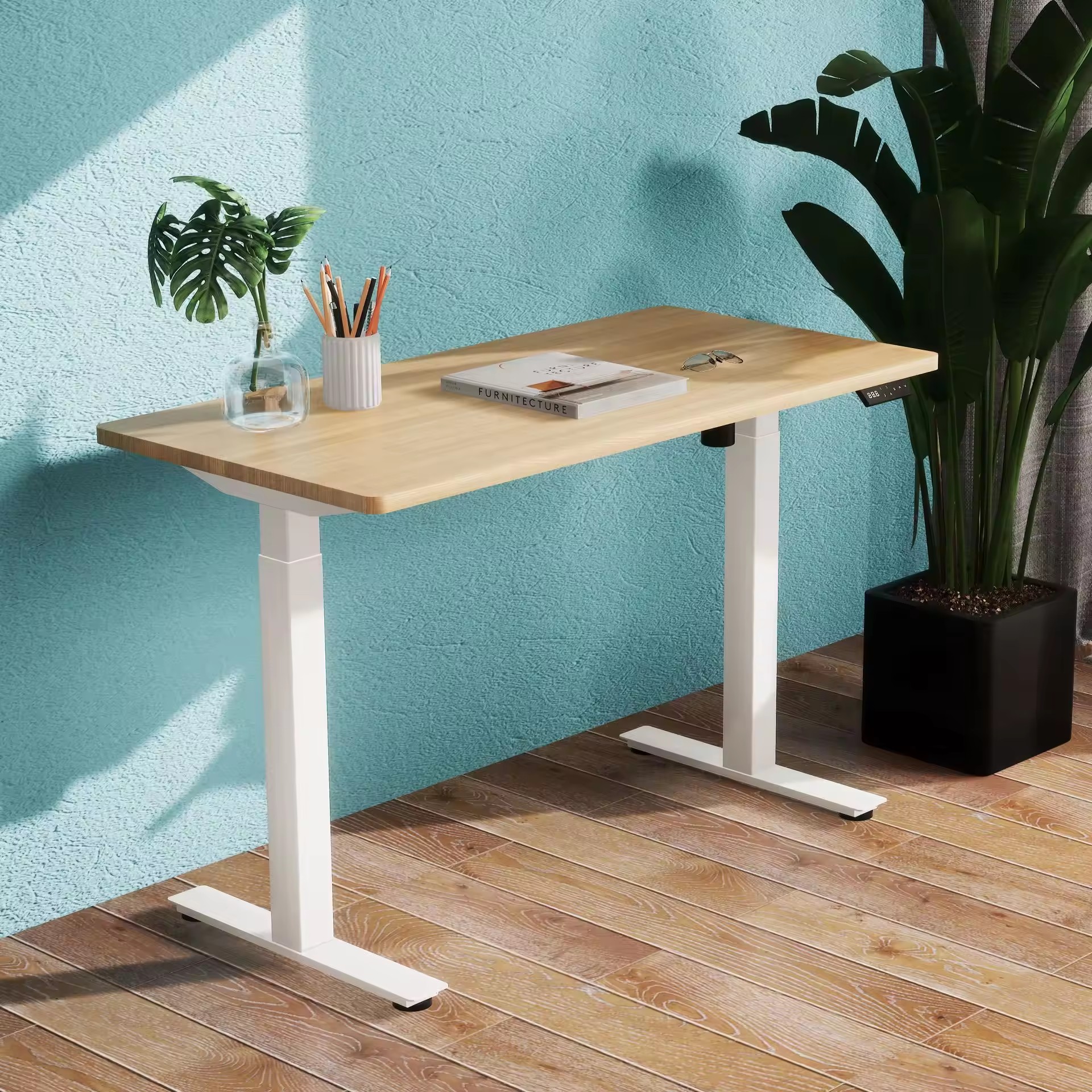 DNZ-16 escritorios de oficina office furniture computer table lift tables shanding desk sit stand desk height adjustable desk