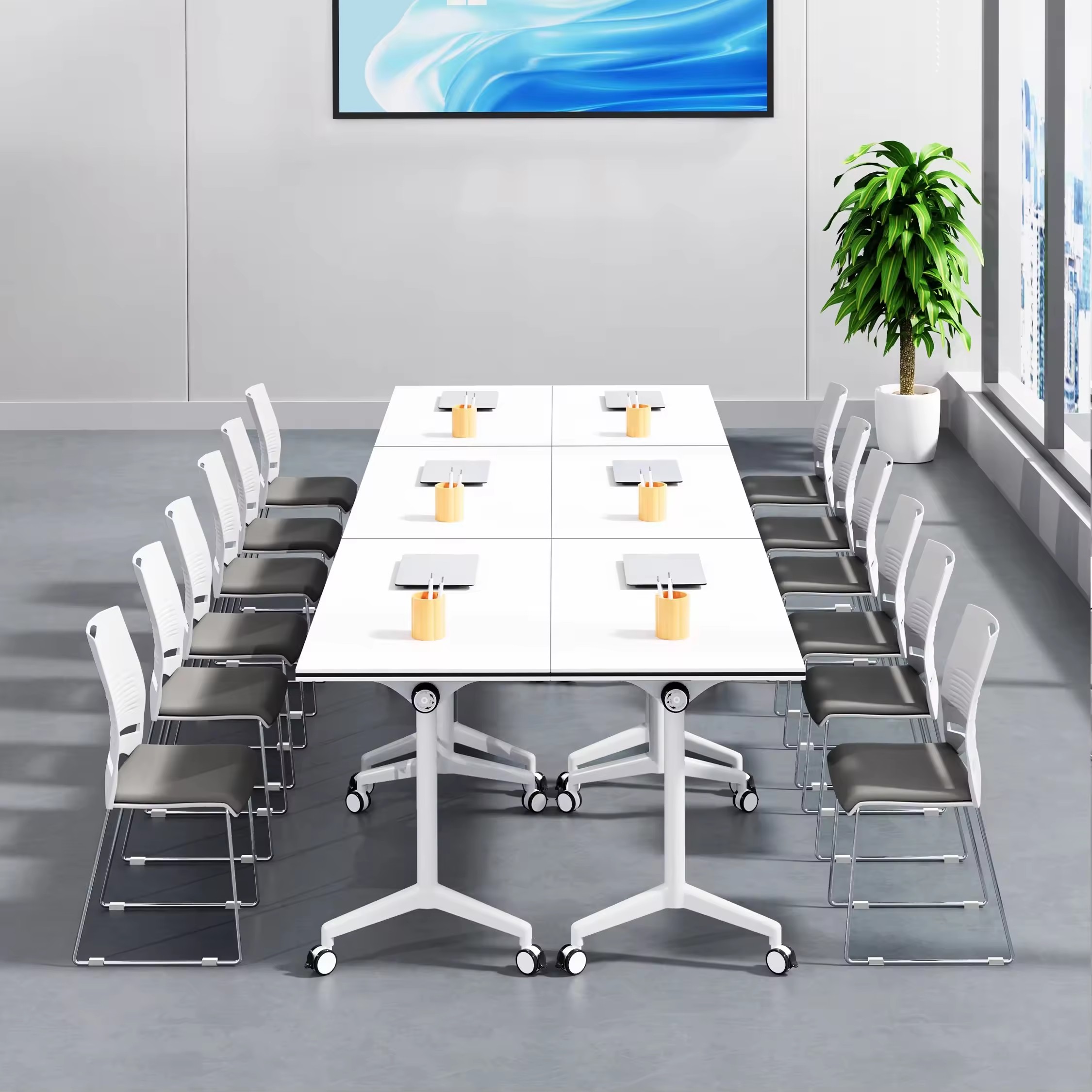 PXZ-08 mesa de reuniones escritorio office furniture meeting table conference desk table modern conference tables and chairs