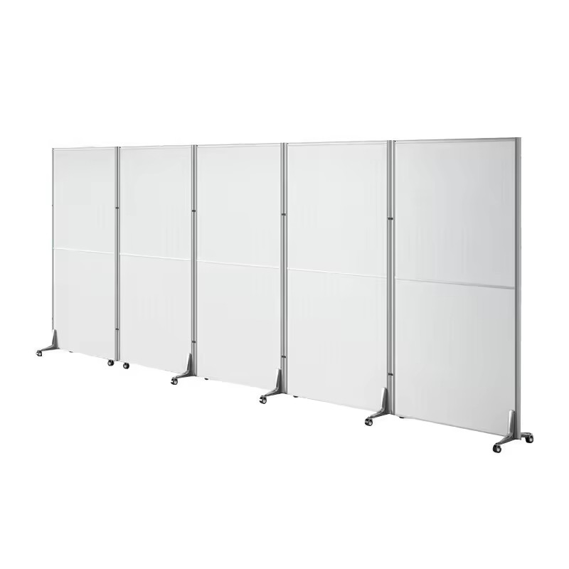 PW8-Factory Customized modern foldable screen movable partition office table divider partition panel wall office partitions wall